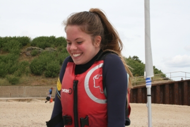 Winner of the Austin Ladies Trophy - Cadet Beth Elliott looking very happy at the result