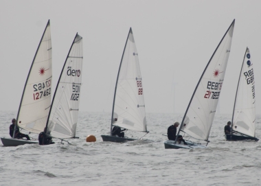 Some of the competitors at the start line