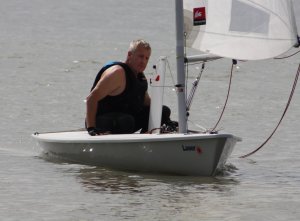 Brian Allen was just one boat length from Jono and took fourth place