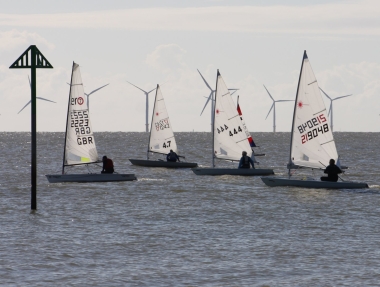 The fourth race in Gunfleet's Autumn Series gets underway