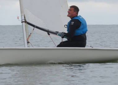 Ken Potts, having won all three races, comfortably takes the Bill Clarke Shield