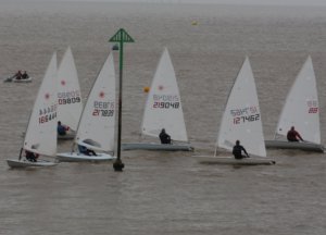 A tight start for the Laser class