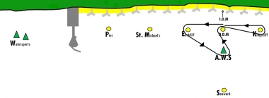 A fairly simple course for the SOS Cat & Mouse challenge on Saturday, encouraged a good level of entries