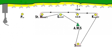 The course for Sunday's Chase