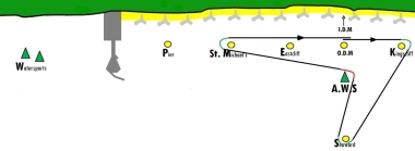 A simple course to assist the Officer Of The Day for the Potts Pursuit Race