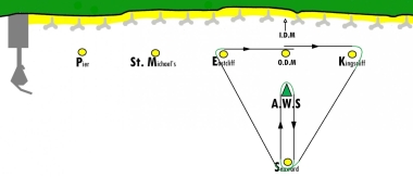 The course for those in the second race of the Spring Series