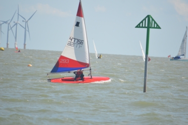 Harrison takes the winning gun in the Topper fleet