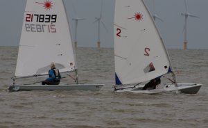 Close sailing between Andy Dunnett and Paul Stanton, throughout the race, sees Stanton beat his rival