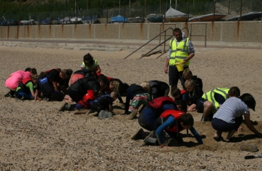 Digging for Gold - well, bottle tops actually