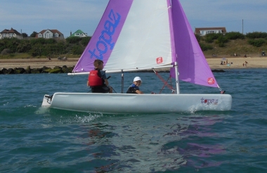 Harrison and young brother George relax on the Bank Holiday Cruise