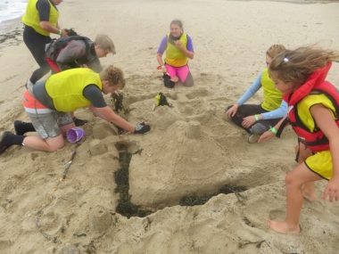 The winning sandcastle