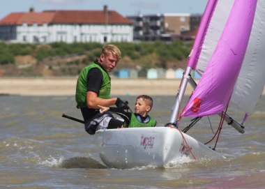 Just enjoying the sailing - Tom and George