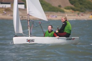 Maddie & Esme sailing as a real team