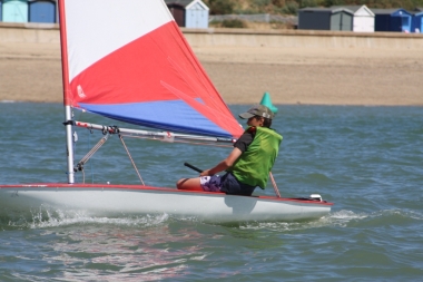 Kees concentrating on making his Topper really perform