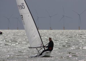 John Tappenden sailed past almost the whole fleet to take second place in his RS Aero