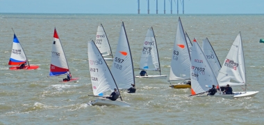 A colourful seen for the spectators