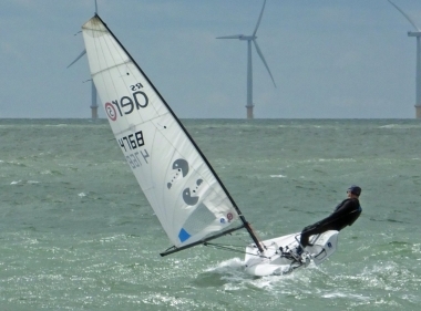 Derroll Pedder in his RS Aero