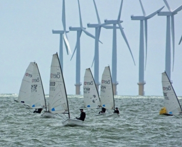 The RS Aeros lapping up the conditions