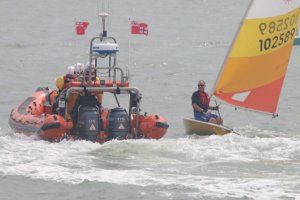 Carlo Bardetti has a close encounter with Clacton Lifeboat!