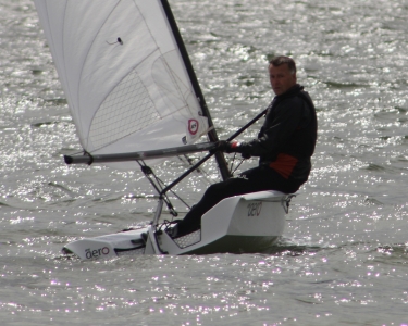 A puzzled John Tappenden takes the wrong course in the Summer Series race