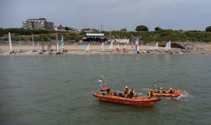 Clacton Lifeboat visited the Club as our special guests
