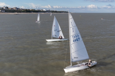 Simon Clarke beating down the coast in his Solo