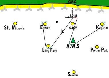 The course for the Tee Dee Trophy