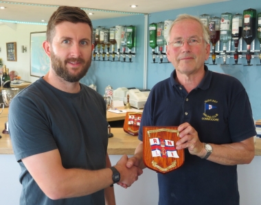 The winner of the RNLI Charity Shield - Andy Cornforth