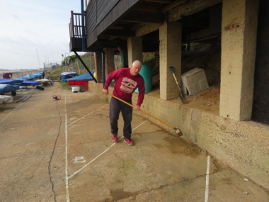 Sweeping the compound