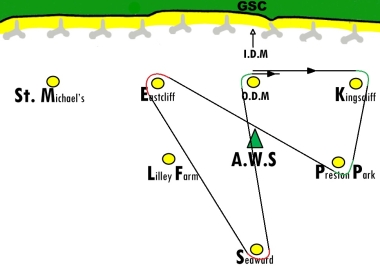 The course for the Bill Geddes Trophy