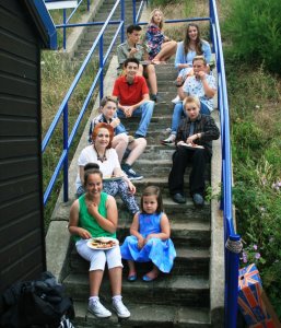 The Regatta Party was a complete sell-out, some choosing to eat out on the steps