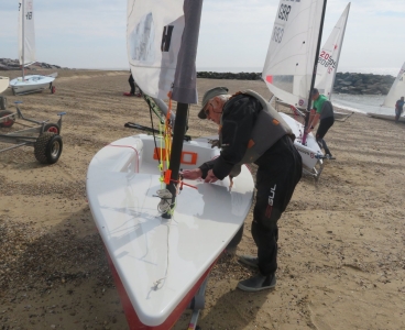 Eddie White rigs his Comet