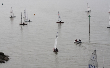 As the boats head onto the water for Class Points it looks like more of a drift