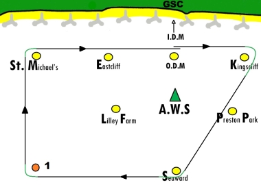 The morning course for the RNLI Charity Shield