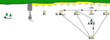 The Fleet Championship, on the Sunday, had quite a full course 