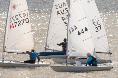 Moments before the start of the third race for the Hertford County Shield