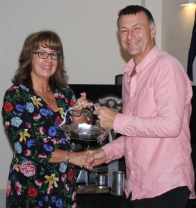 John Tappenden receives the Bill Geddes Trophy