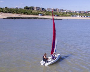A seagull's view of sailing at Gunfleet