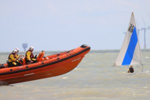 The Clacton Lifeboat pays us a visit, whilst Thomas Aiken looks on from his Topaz