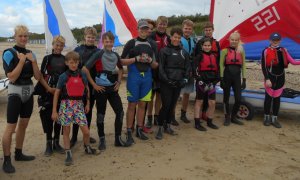 Some of those taking part in the Cadet Day on Saturday, as part of Gunfleet's Regatta weekend