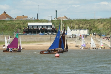 The start of the Sea Ranger race for the Trefoil Trophy