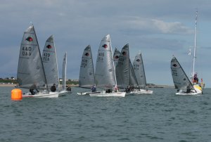 A flat sea and light breeze greet the competitors on Saturday