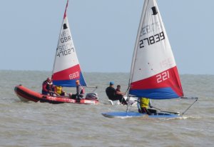 Just a couple of the Toppers taking part in Sailing On Saturday