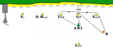 The course for the third race in the Spring Series 