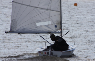 Chris Maloney heading out to sea in his Solo