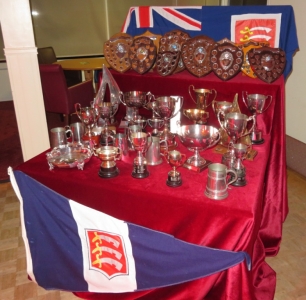 The Gunfleet's silverware, prior to the annual presentation